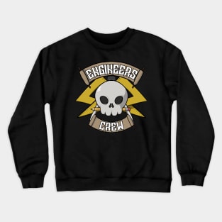 Engineers crew Jolly Roger pirate flag Crewneck Sweatshirt